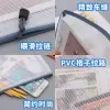 Transparent file bag, storage bag, pen bag, file bag, a4 grid bag, zipper bag, PVC handbag, file bag, materials Specification image